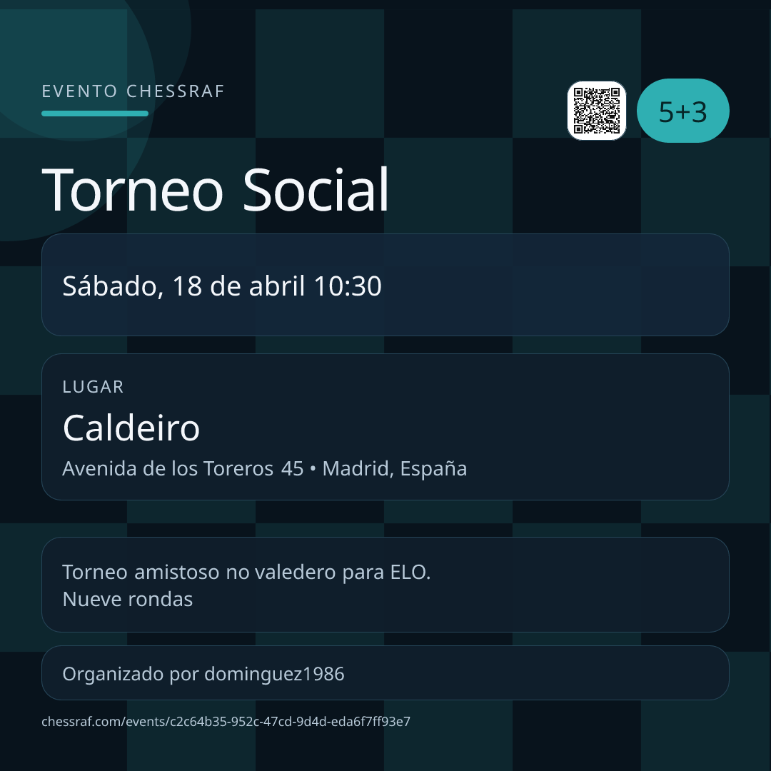Event image for Torneo Social